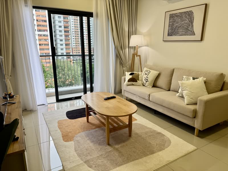 Service Residence for Rent at D'Cosmos Residences - Jack Hor - Living Room - PropertyGuru.com.my