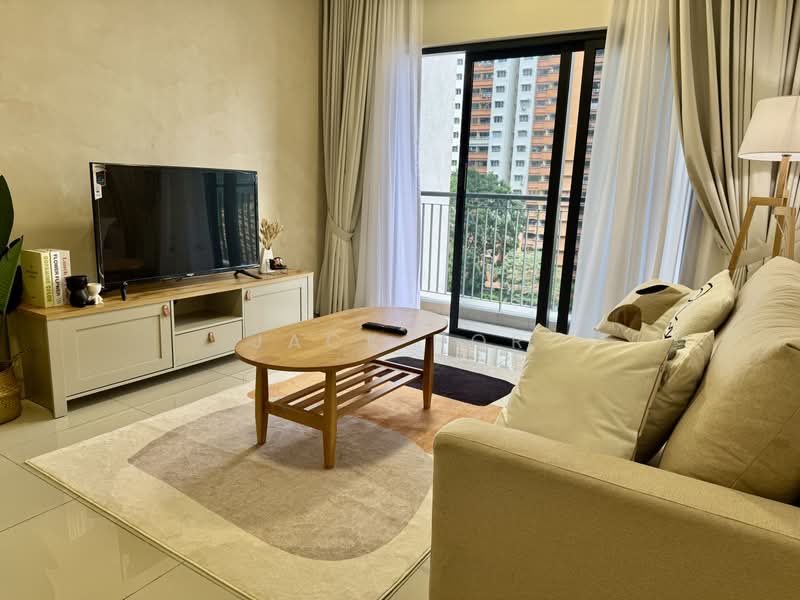 Service Residence for Rent at D'Cosmos Residences - Jack Hor - Living Room - PropertyGuru.com.my