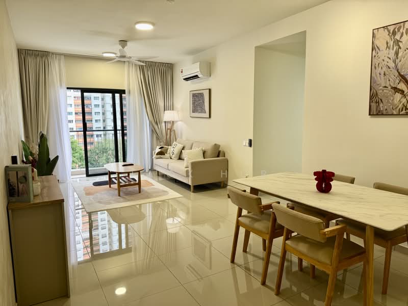 Service Residence for Rent at D'Cosmos Residences - Jack Hor - Living Room - PropertyGuru.com.my