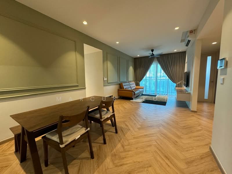 Kediaman Servis untuk Dijual di Residensi Solaris Parq - Marcus Yeoh - Living Room - PropertyGuru.com.my