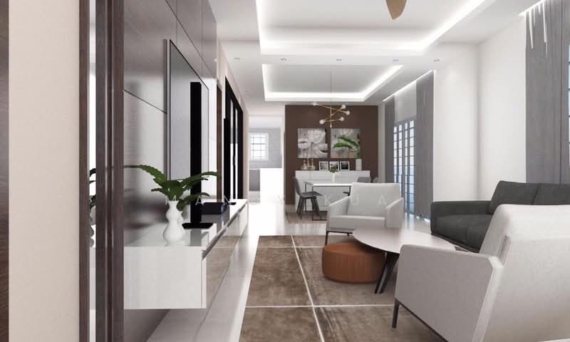 Rumah Teres 1-Tingkat untuk Dijual di Bandar Sri Sendayan (Negeri Sembilan) - Mandy Kua - Living Room - PropertyGuru.com.my