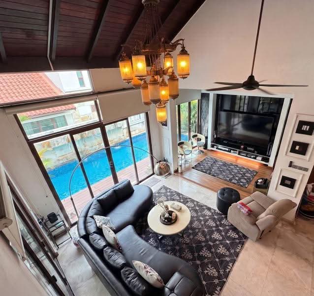 Rumah Berkembar untuk Dijual di Bukit Tunku (Kenny Hills) (Kuala Lumpur) - Wei Young - Living Room - PropertyGuru.com.my