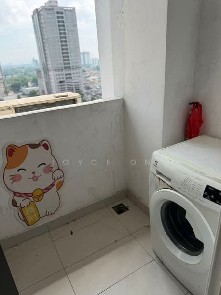Service Residence for Sale at Twin Galaxy (Dwi Galaksi) - Joyce Ong - Balcony - PropertyGuru.com.my