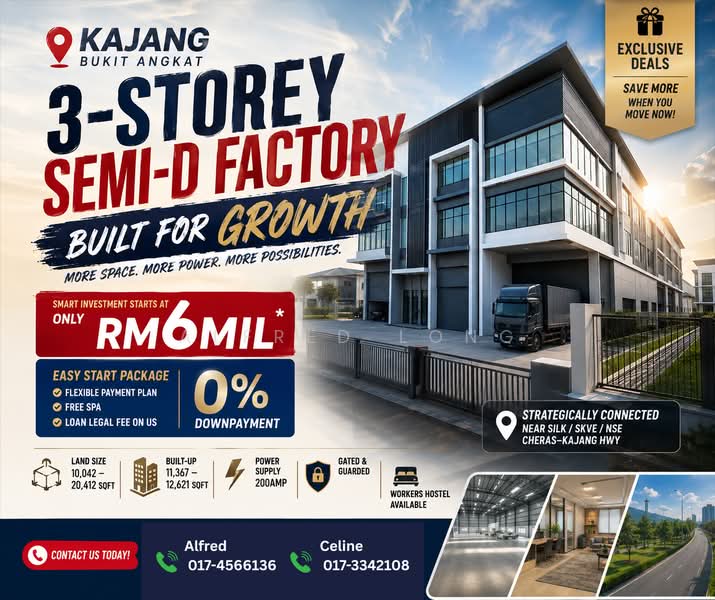 Kilang Berkembar untuk Dijual di Bukit Angkat (Kajang) - Alfred Long - Exterior - PropertyGuru.com.my