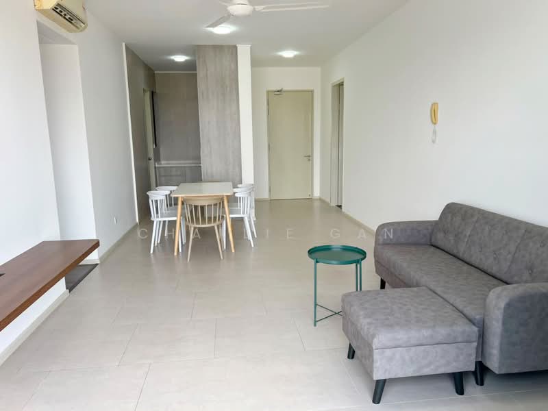 Kediaman Servis untuk Disewa di Geo Bukit Rimau - Charlie Gan - Living Room - PropertyGuru.com.my