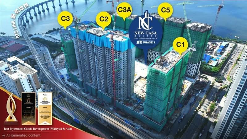 Apartment for Sale at R&F Princess Cove Phase 3-New Casa Suites - SY Ngo - Exterior - PropertyGuru.com.my