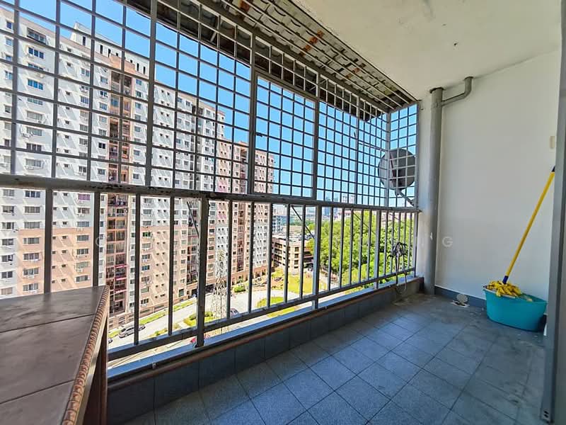 Apartment for Sale at Desa Sri Puteri B - Chow Kok Toong - Balcony - PropertyGuru.com.my