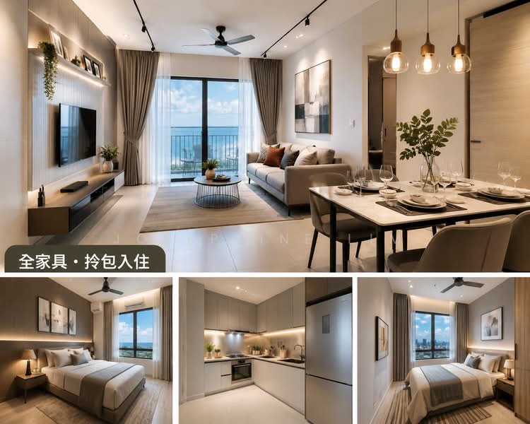 Pangsapuri untuk Dijual di Andabreeze Residences - Josephine Lim - Living Room - PropertyGuru.com.my