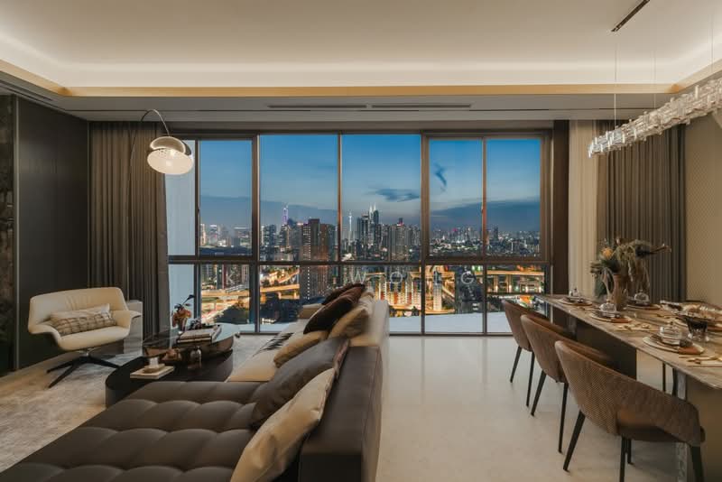 Kondominium untuk Dijual di Capella Embassy (D'Rapport Residences) - Kim Wong - Living Room - PropertyGuru.com.my