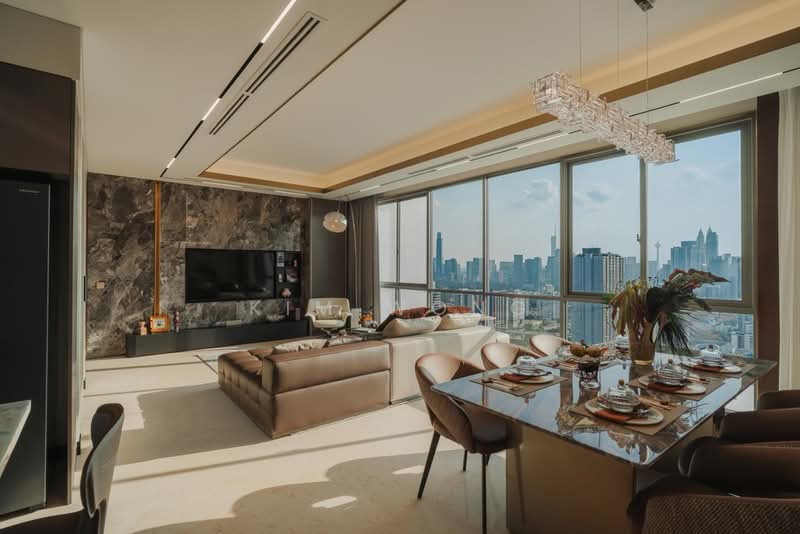 Kondominium untuk Dijual di Capella Embassy (D'Rapport Residences) - Kim Wong - Living Room - PropertyGuru.com.my