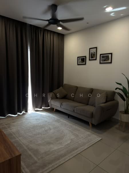 Kondominium untuk Disewa di Residensi Zamrud - Chris Choo - Living Room - PropertyGuru.com.my