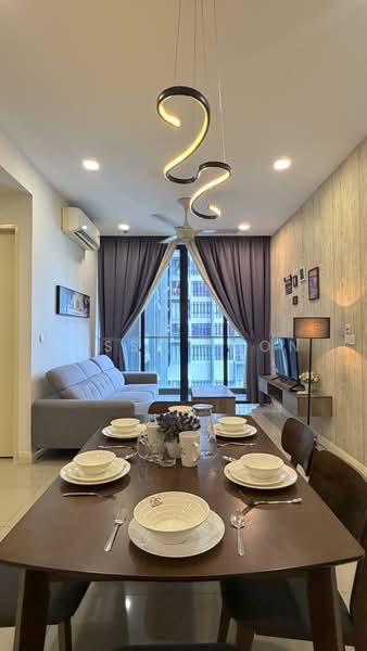 Pangsapuri untuk Disewa di D'Pristine - Jesse Poon - Living Room - PropertyGuru.com.my