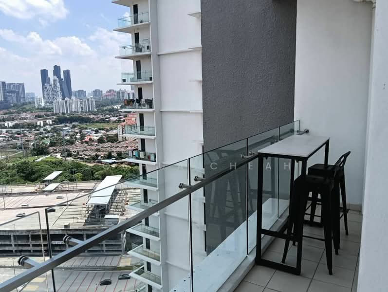 Service Residence for Sale at United Point (Residensi Berpadu) - Joshua Cheah - Balcony - PropertyGuru.com.my