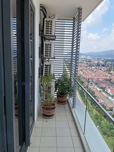 Service Residence for Sale at United Point (Residensi Berpadu) - Joshua Cheah - Balcony - PropertyGuru.com.my
