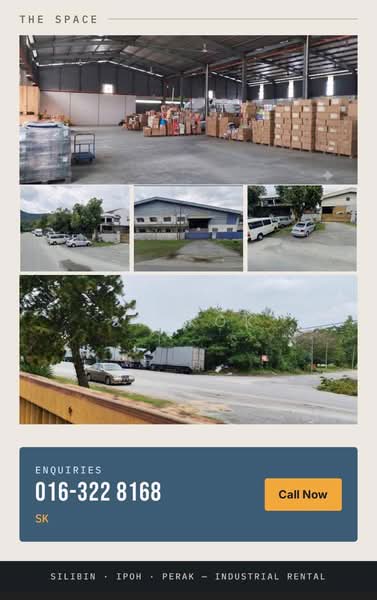 Semi-D Factory for Rent in Kawasan Perindustrian Silibin (Ipoh) - SK Kok - Exterior - PropertyGuru.com.my