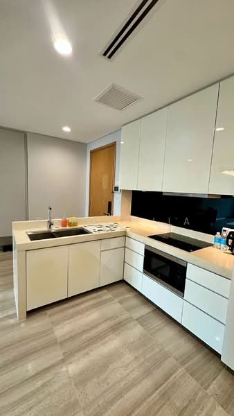 Service Residence for Rent at Pinetree Marina & Resort - Grace Ella - Kitchen - PropertyGuru.com.my