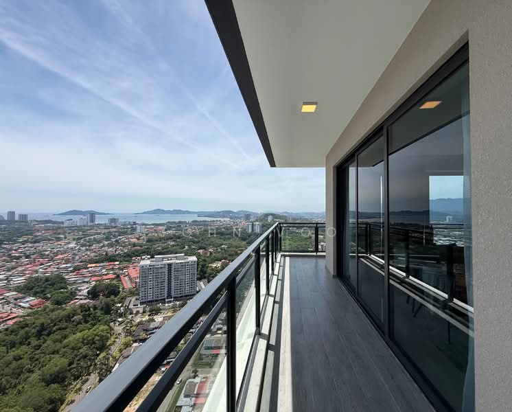 Condominium for Sale at Jesselton Twin Towers - John Voo - Balcony - PropertyGuru.com.my