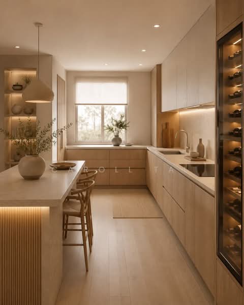 Kediaman Servis untuk Disewa di The Fiddlewoodz @ KL Metropolis - Caroll Tai - Kitchen - PropertyGuru.com.my