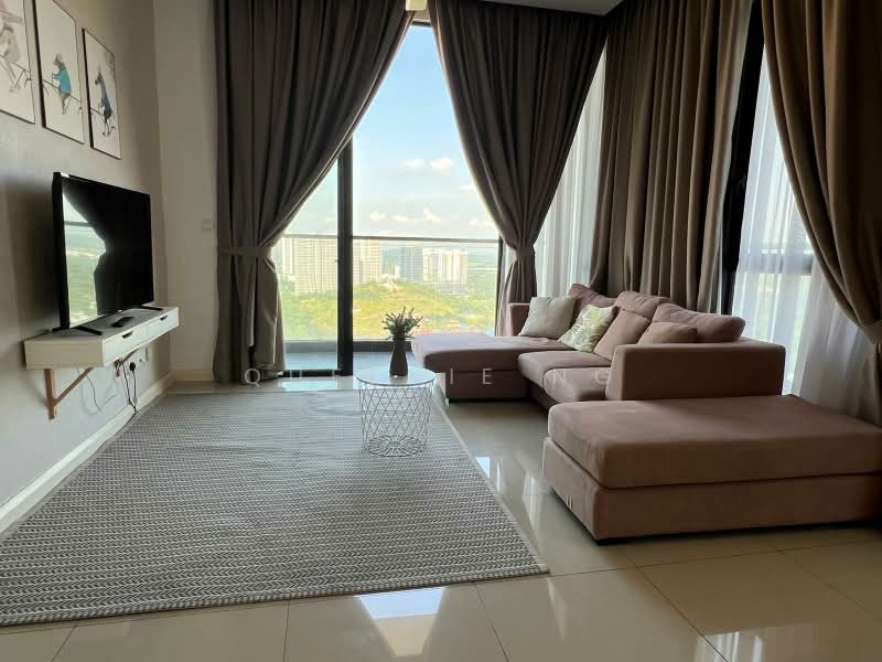 Service Residence for Rent at D'Pristine - Queenie Ng - Living Room - PropertyGuru.com.my