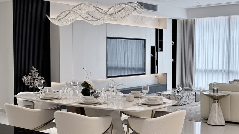 Kediaman Servis untuk Disewa di Crown Residences @ Pavilion Damansara Heights - Cindy Tey - Dinning - PropertyGuru.com.my