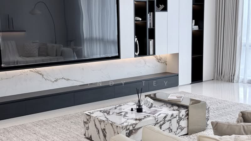 Kediaman Servis untuk Disewa di Crown Residences @ Pavilion Damansara Heights - Cindy Tey - Living Room - PropertyGuru.com.my