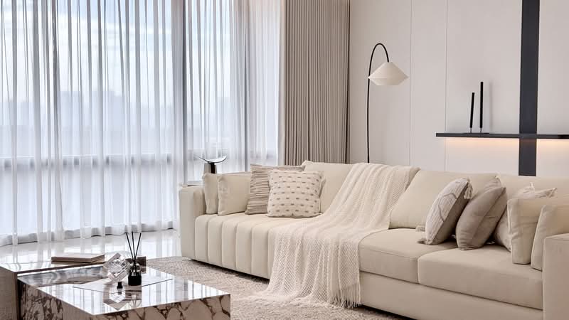 Kediaman Servis untuk Disewa di Crown Residences @ Pavilion Damansara Heights - Cindy Tey - Living Room - PropertyGuru.com.my