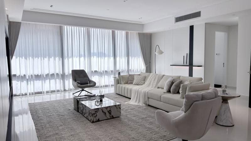 Kediaman Servis untuk Disewa di Crown Residences @ Pavilion Damansara Heights - Cindy Tey - Living Room - PropertyGuru.com.my