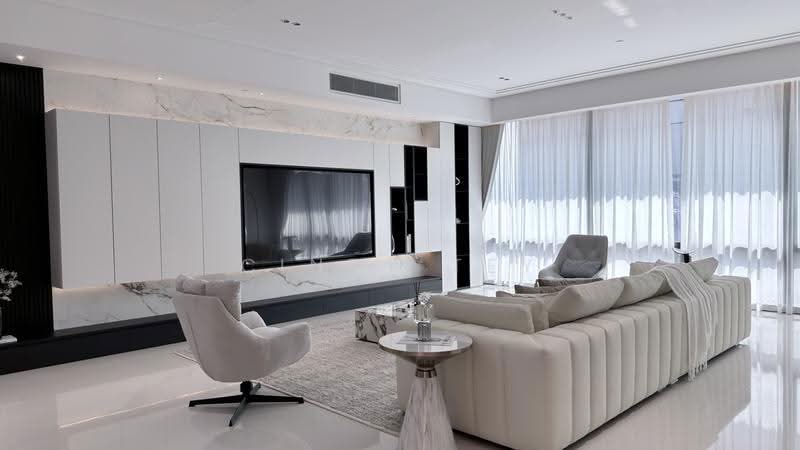 Kediaman Servis untuk Disewa di Crown Residences @ Pavilion Damansara Heights - Cindy Tey - Living Room - PropertyGuru.com.my