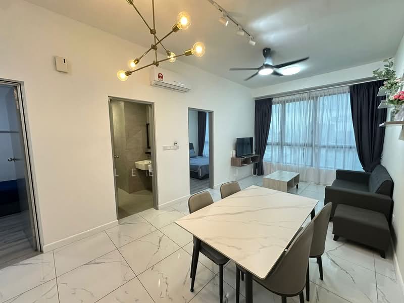 Service Residence for Rent at Cubic Botanical - Lee Pinjun - Living Room - PropertyGuru.com.my