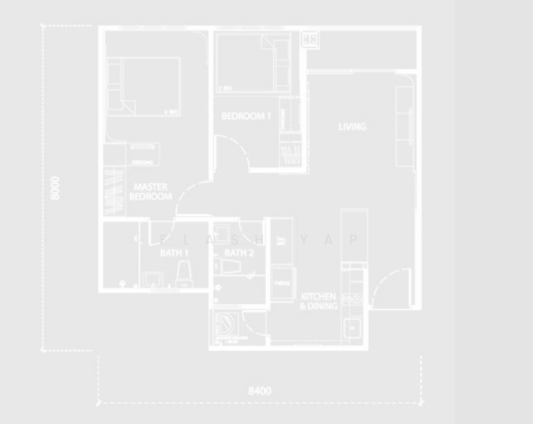 Kediaman Servis untuk Disewa di Loft 26 - Flash Yap - PropertyGuru.com.my