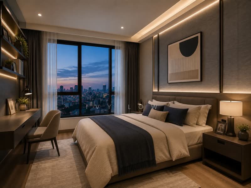 Kondominium untuk Dijual di Oaka Residences - Ivy Low - Bedroom - PropertyGuru.com.my