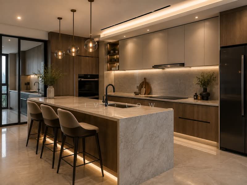 Kondominium untuk Dijual di Oaka Residences - Ivy Low - Kitchen - PropertyGuru.com.my