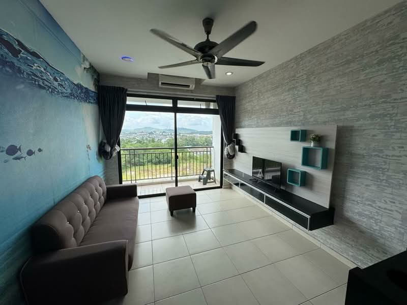Service Residence for Sale at The Garden Residences - John Sia - Living Room - PropertyGuru.com.my