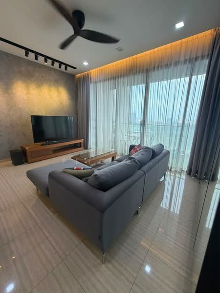 Service Residence for Sale at Twin Arkz - PeiGee . - Living Room - PropertyGuru.com.my