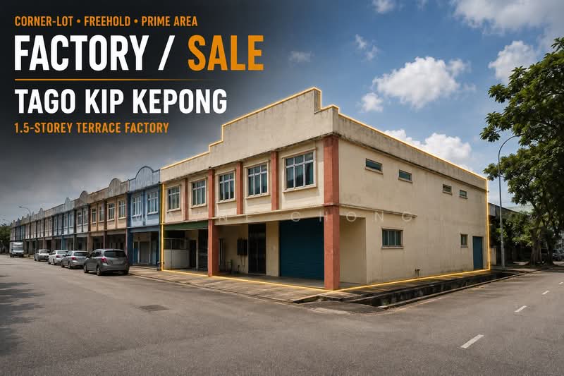 Kilang Teres untuk Dijual di Taman Perindustrian Kepong KIP (Kepong) - Wayne Chong - Exterior - PropertyGuru.com.my