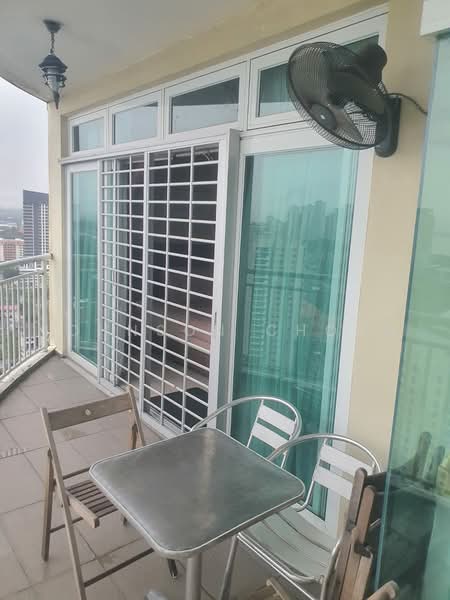 Service Residence for Sale at Pangsapuri Tanah Emas (Golden Sands) - Johnson Chong - Balcony - PropertyGuru.com.my