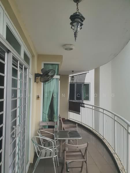 Service Residence for Sale at Pangsapuri Tanah Emas (Golden Sands) - Johnson Chong - Balcony - PropertyGuru.com.my