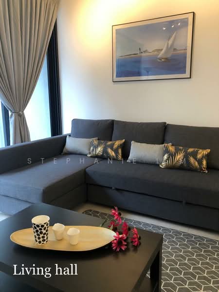 Kediaman Servis untuk Disewa di Geo Bukit Rimau - Stephanie Lim - Living Room - PropertyGuru.com.my