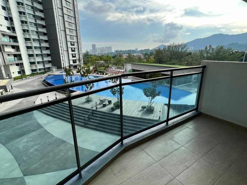Kondominium untuk Disewa di Waterside Residence - Ray Fun - Balcony - PropertyGuru.com.my
