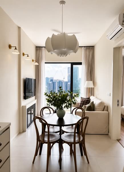 Service Residence for Sale at Laurel Residence - Ashley Seah - Living Room - PropertyGuru.com.my