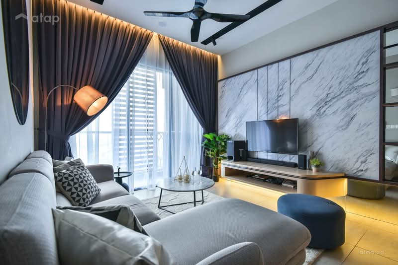 Condominium for Sale at Flora Rosa - Lilian Ta - Living Room - PropertyGuru.com.my