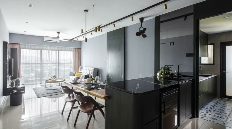 Kediaman Servis untuk Dijual di Gaya Residency - Lilian Ta - Living Room - PropertyGuru.com.my
