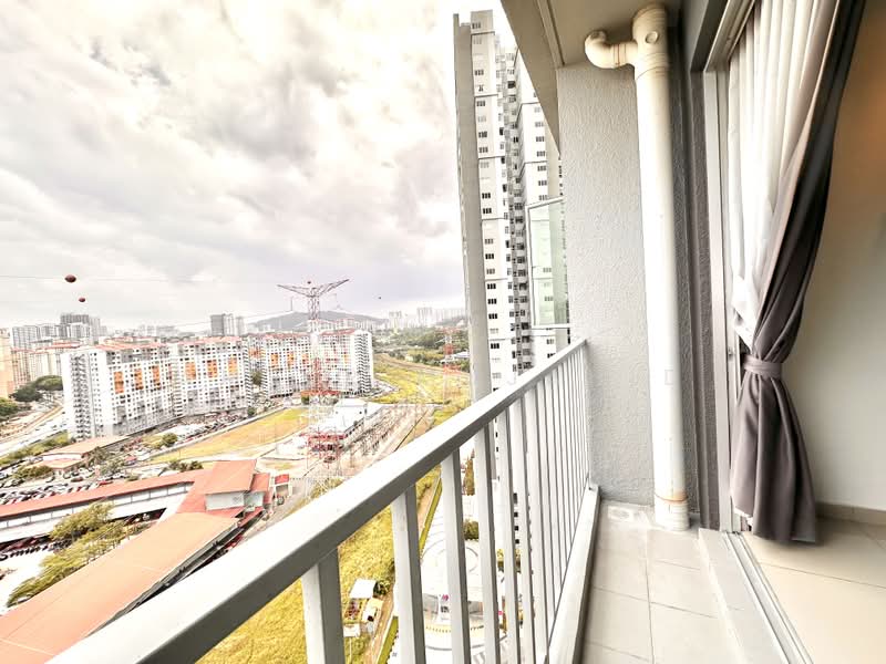 Kondominium untuk Disewa di Nikka Residence - Ameer Mujahid - Balcony - PropertyGuru.com.my