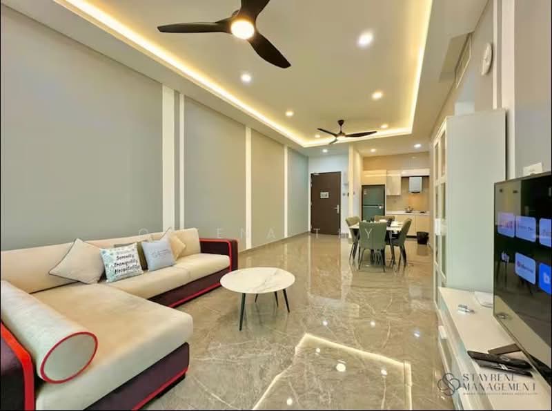 Service Residence for Rent at TriTower Residence @ Johor Bahru Sentral - Queena Thye - Living Room - PropertyGuru.com.my