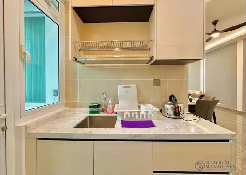 Service Residence for Rent at TriTower Residence @ Johor Bahru Sentral - Queena Thye - Kitchen - PropertyGuru.com.my
