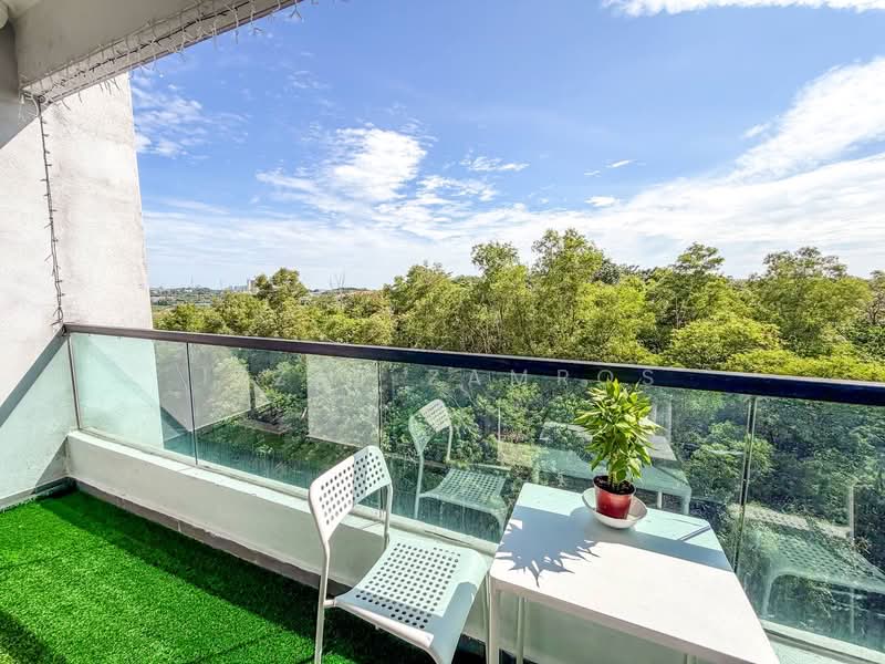 Kondominium untuk Dijual di Paragon 3 - Izzat Zamros - Balcony - PropertyGuru.com.my