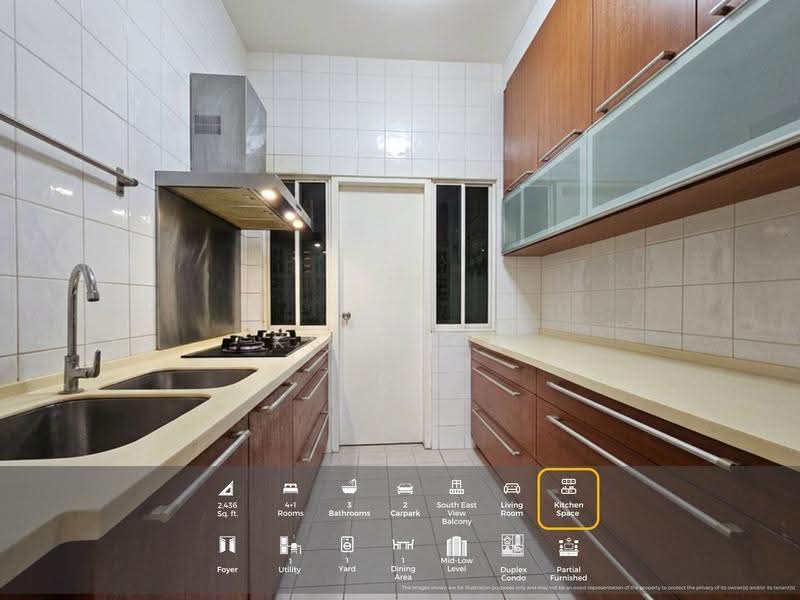 Condominium for Sale at Armanee Terrace - KS Chen - Kitchen - PropertyGuru.com.my