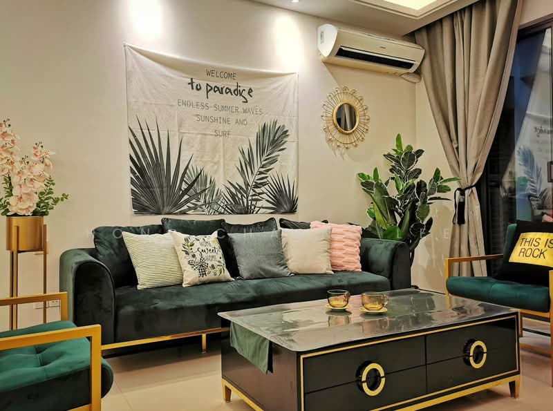 Service Residence for Rent at R&F Princess Cove Phase 1 - Hong Charng Lee - Living Room - PropertyGuru.com.my