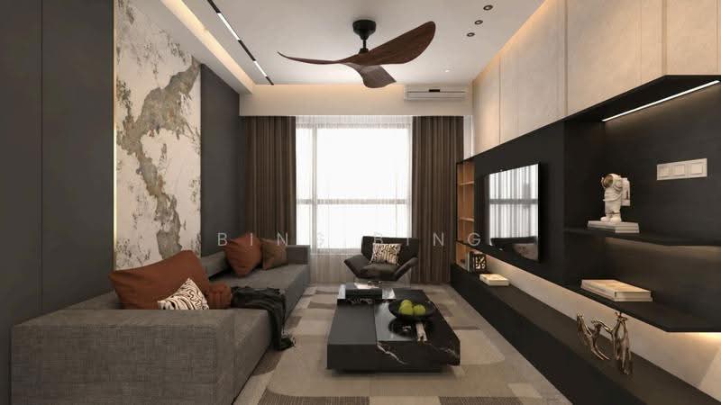 Kediaman Servis untuk Disewa di Skyline Embassy - Bing Bing - Living Room - PropertyGuru.com.my