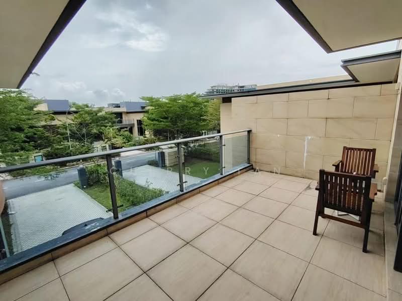 Cluster House for Rent in Forest City (Gelang Patah) - Cherry Tan - Balcony - PropertyGuru.com.my